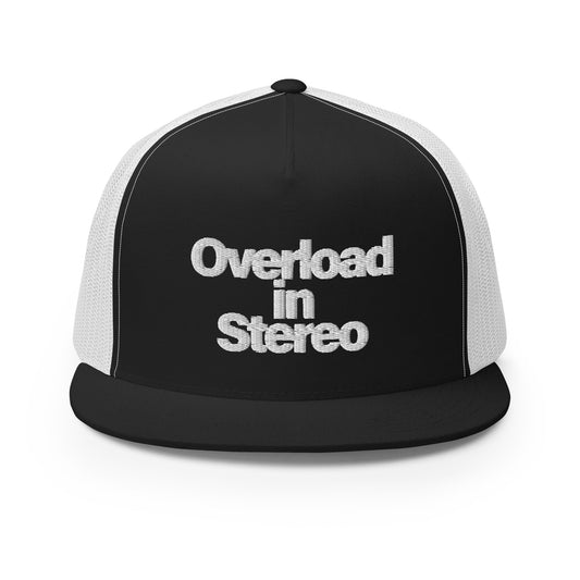 Overload in Stereo snapback hat
