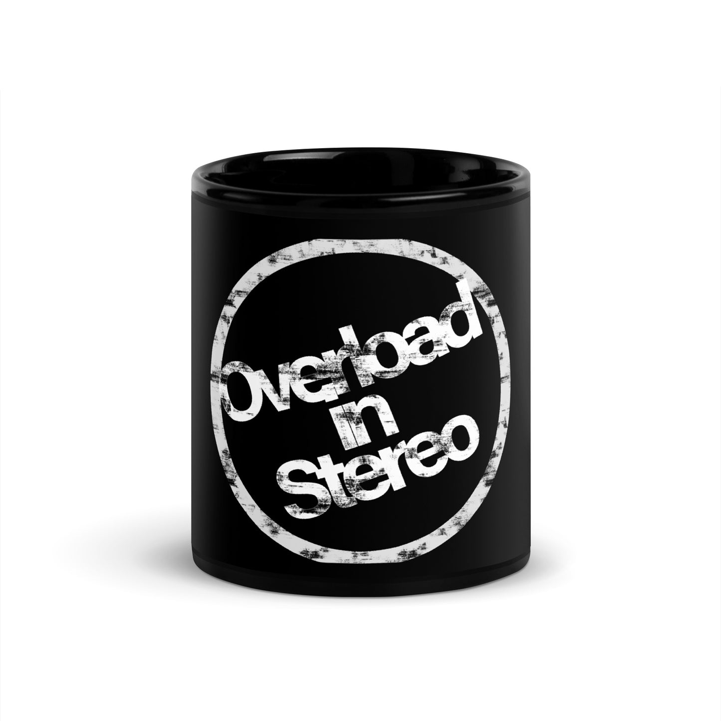 Black Overload in Stereo Logo Mug