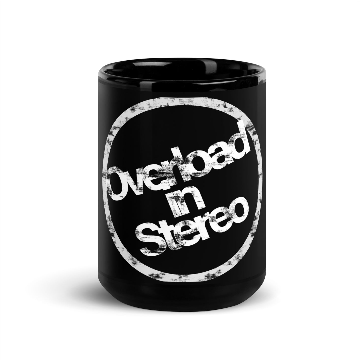 Black Overload in Stereo Logo Mug